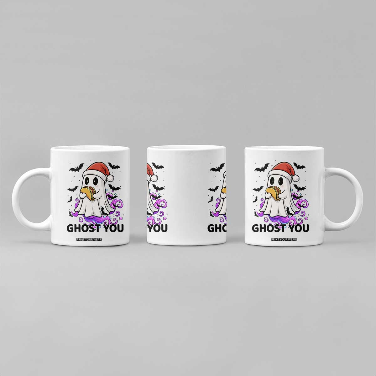 Funny Ghost Halloween Christmas Coffee Mug Ghost You TS14 Print Your Wear