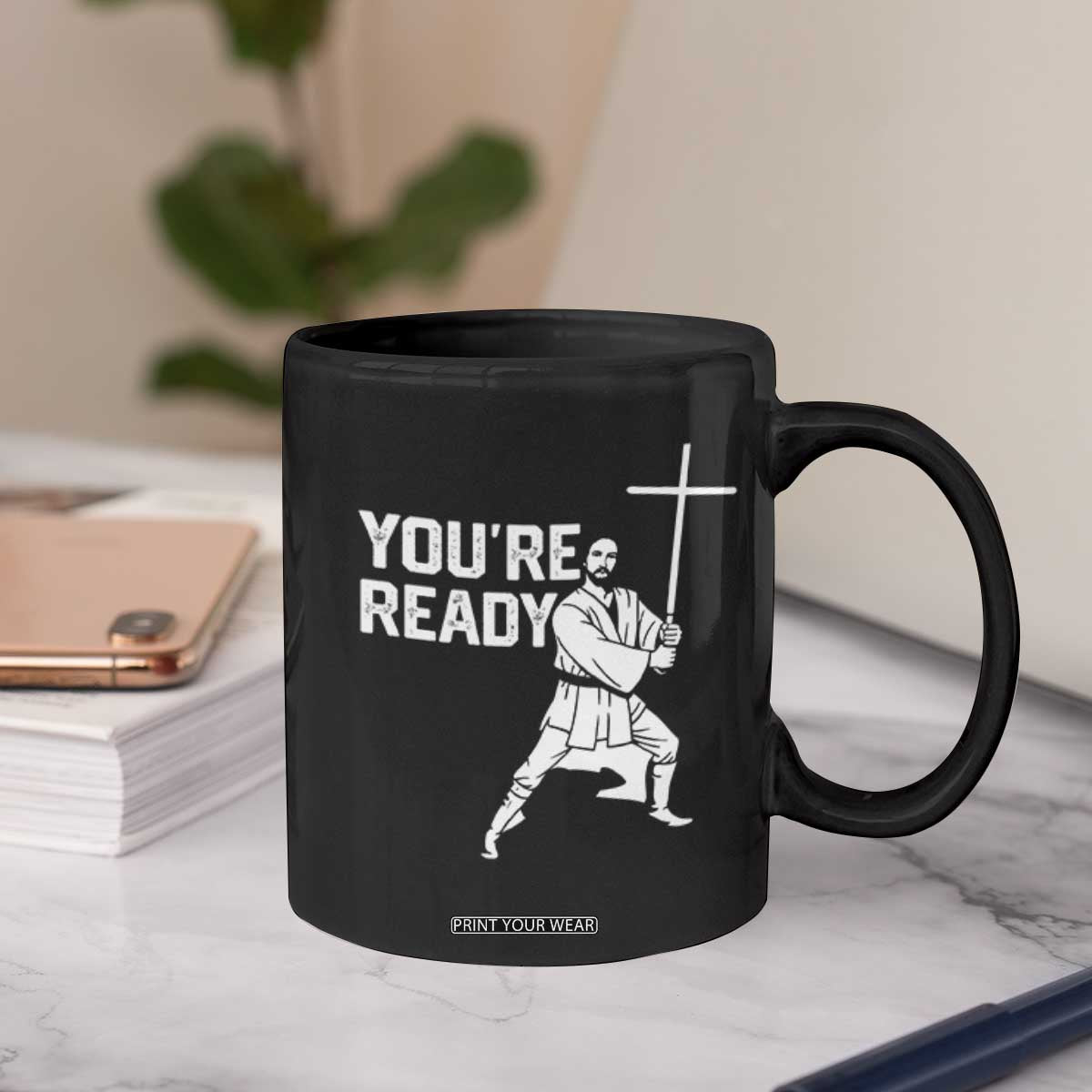 Funny Jesus Christian Meme Coffee Mug You Are Ready TS14 Print Your Wear