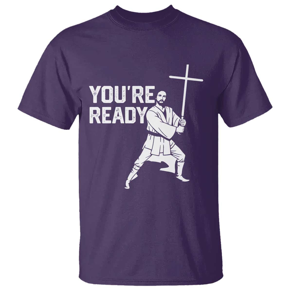 Funny Jesus Christian Meme T Shirt You Are Ready TS14 Purple Print Your Wear