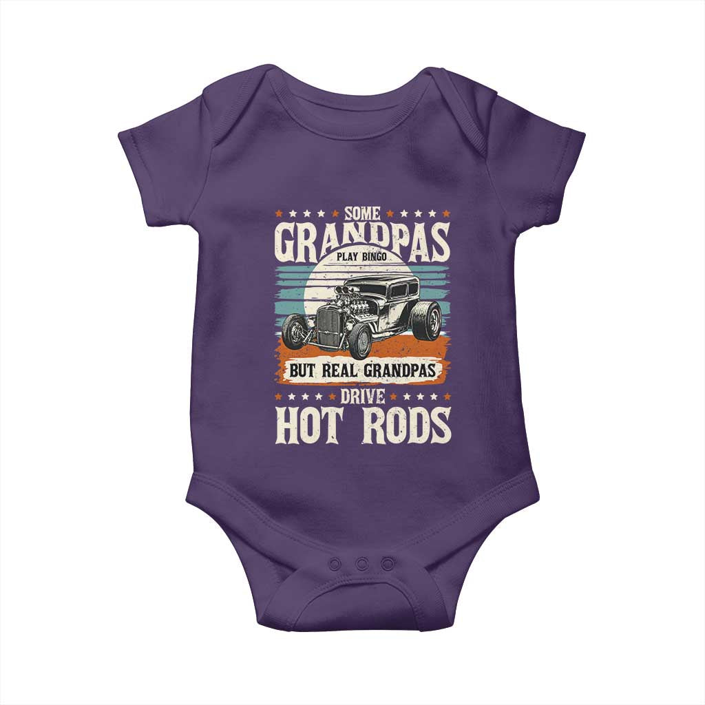 Some Grandpas Play Bingo Real Grandpas Drive Hotrods Baby Onesie 1932 American Classic Hotrod