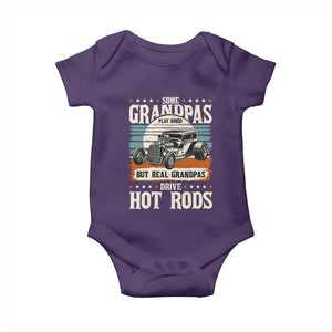 Some Grandpas Play Bingo Real Grandpas Drive Hotrods Baby Onesie 1932 American Classic Hotrod