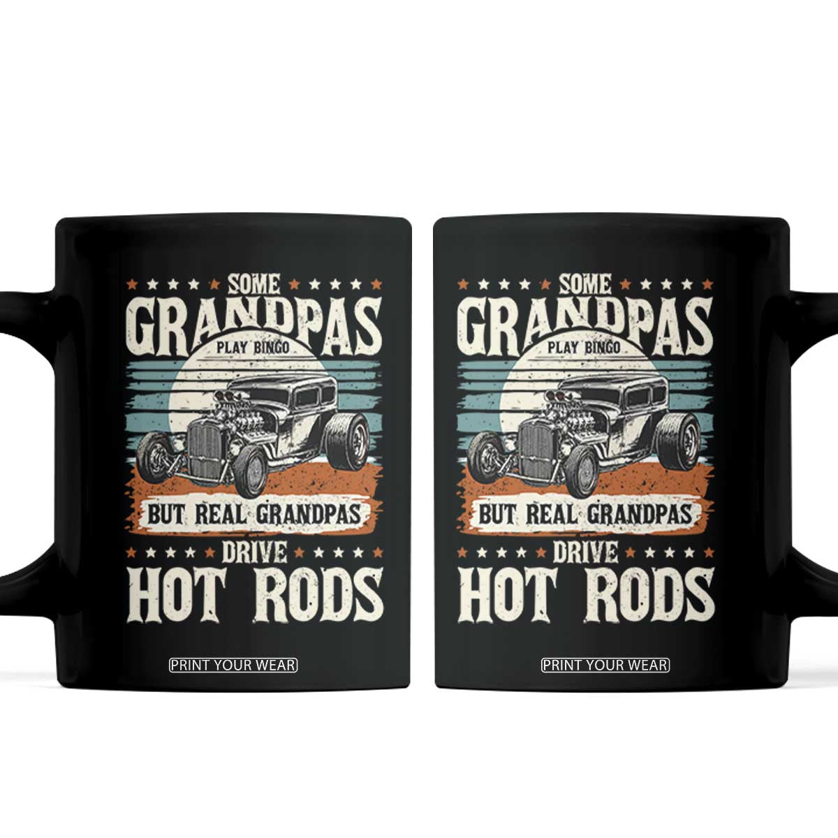 Some Grandpas Play Bingo Real Grandpas Drive Hotrods Coffee Mug 1932 American Classic Hotrod