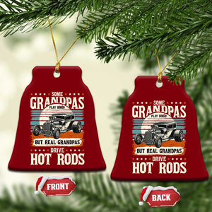 Some Grandpas Play Bingo Real Grandpas Drive Hotrods Ceramic Ornament 1932 American Classic Hotrod