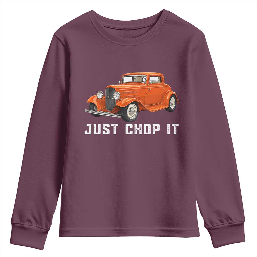 Just Chop It Youth Sweatshirt 1932 American Classic Hotrod