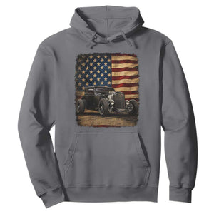 1932 American Classic Hotrod US Flag 4th of July Hoodie
