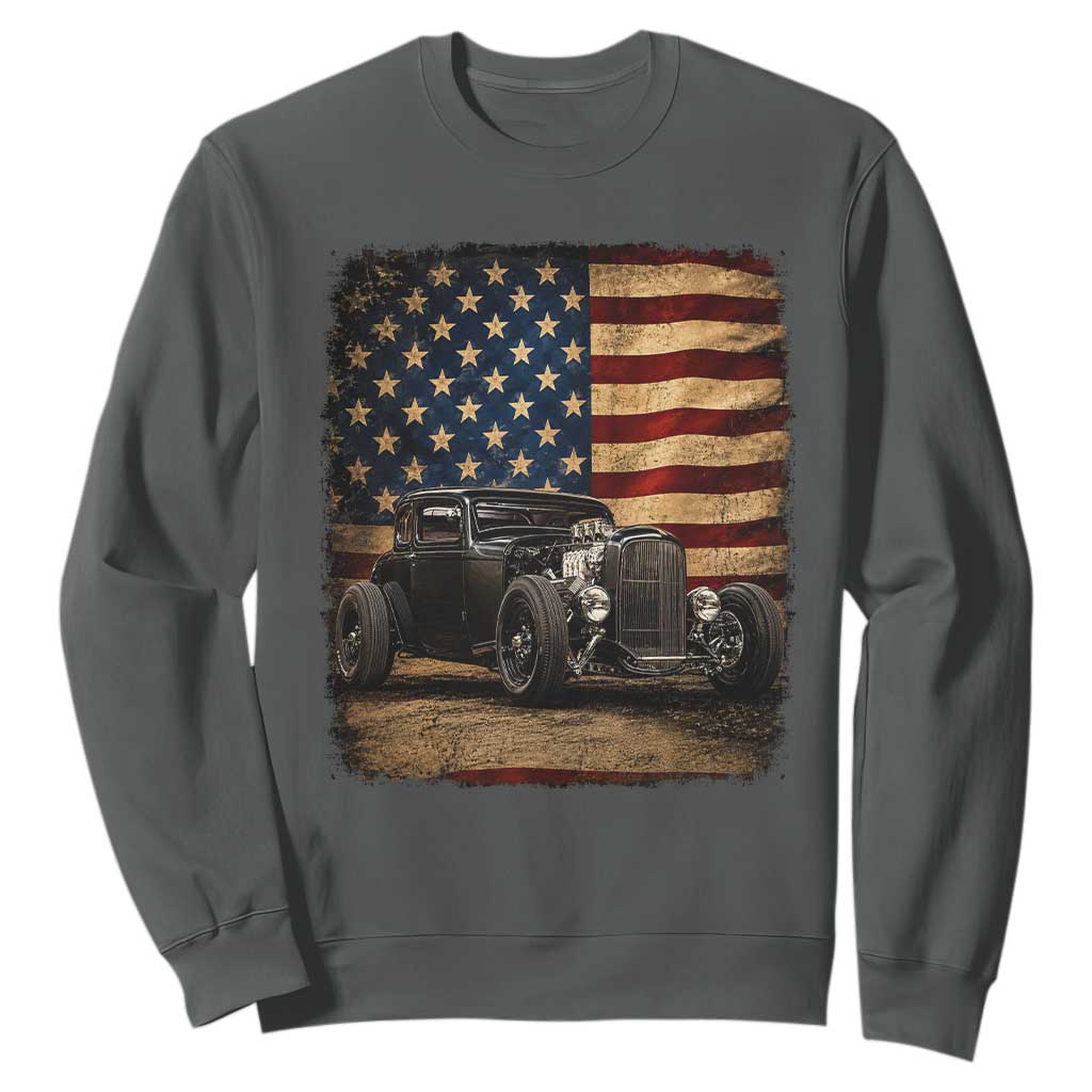 1932 American Classic Hotrod US Flag 4th of July Sweatshirt