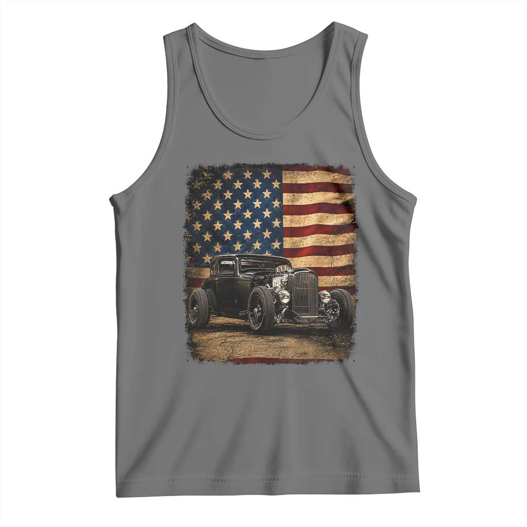 1932 American Classic Hotrod US Flag 4th of July Tank Top