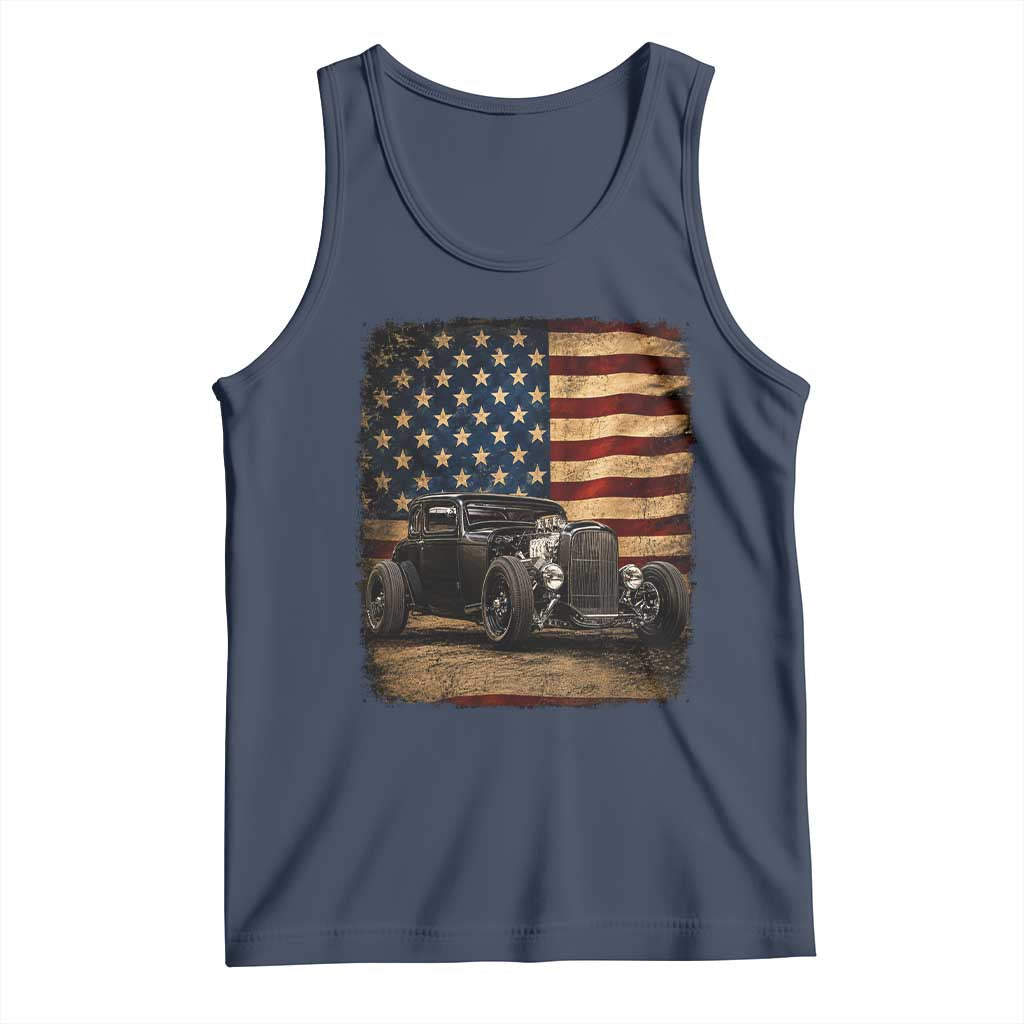 1932 American Classic Hotrod US Flag 4th of July Tank Top
