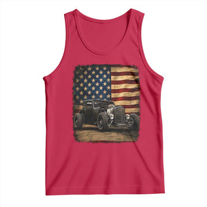 1932 American Classic Hotrod US Flag 4th of July Tank Top