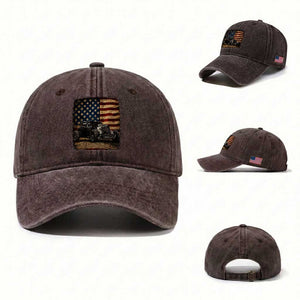 1932 American Classic Hot Rod US Flag 4th of July Washed Cotton Baseball Cap