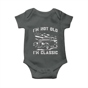 I'm Not Old I'm Classic Baby Onesie 1932 American Classic Hotrod