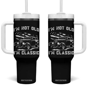I'm Not Old I'm Classic Tumbler With Handle 1932 American Classic Hotrod
