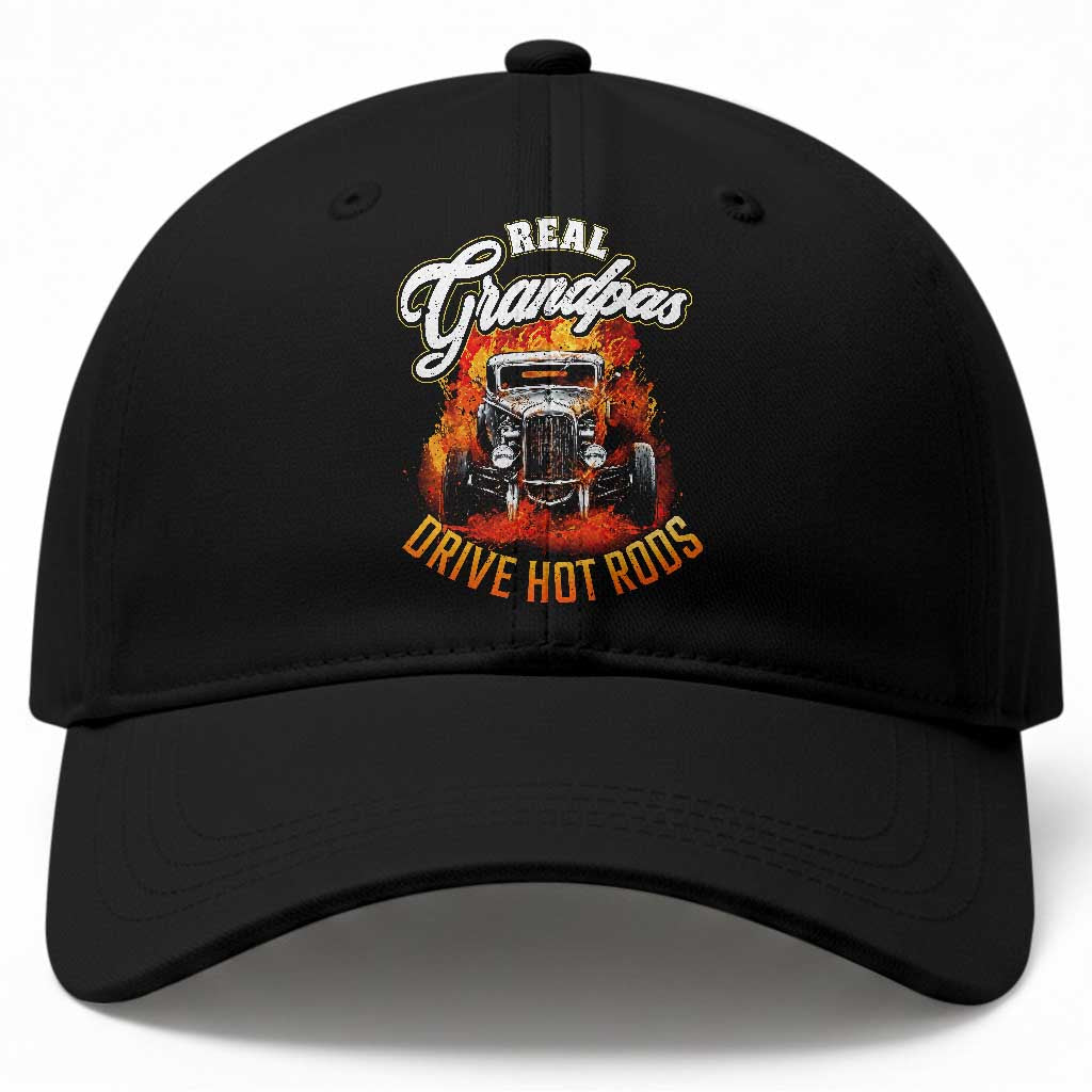 Real Grandpas Drive Hot Rods Baseball Cap Vintage 1932 Hot Rod
