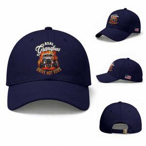 Real Grandpas Drive Hot Rods Baseball Cap Vintage 1932 Hot Rod
