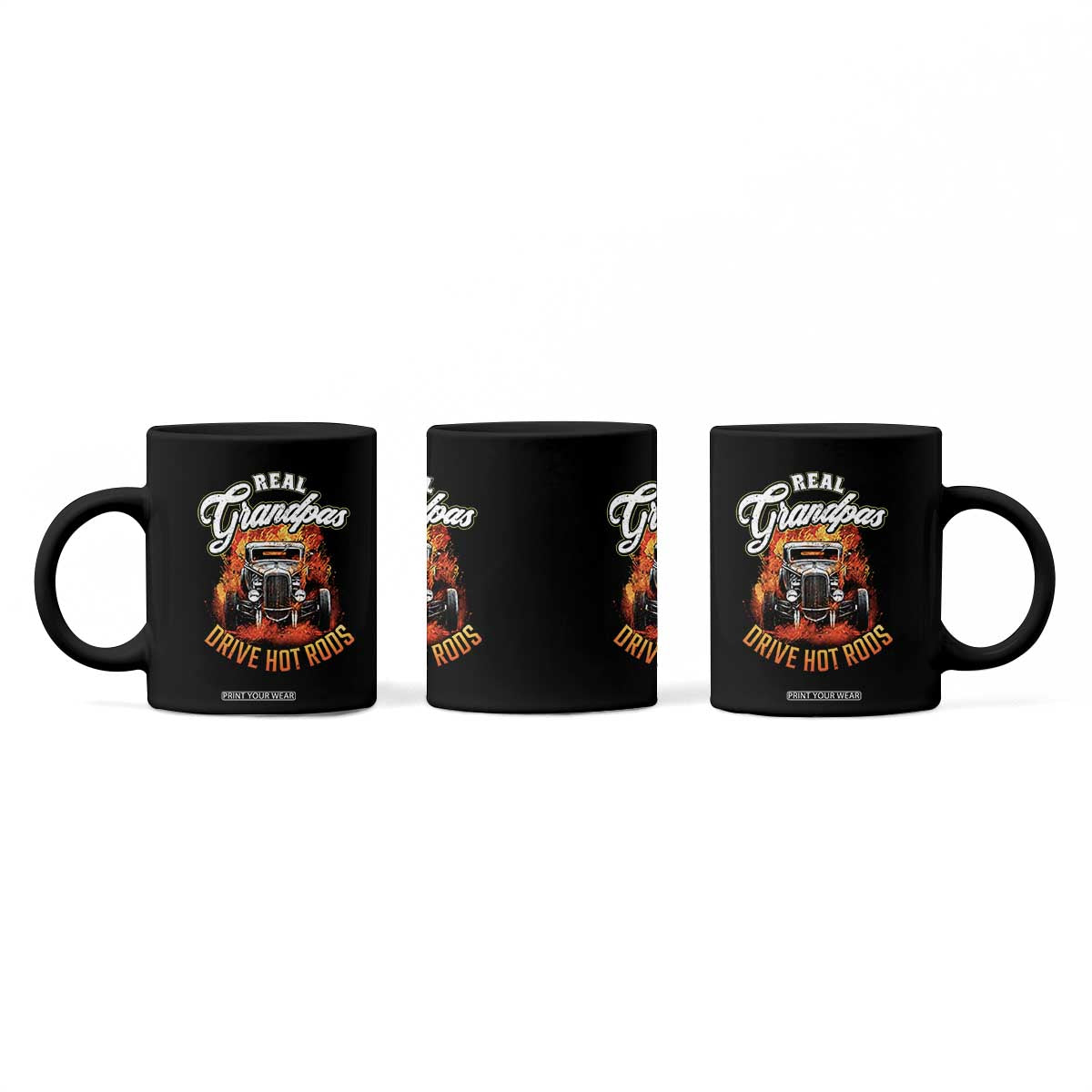 Real Grandpas Drive Hotrods Coffee Mug Vintage 1932 Hotrod