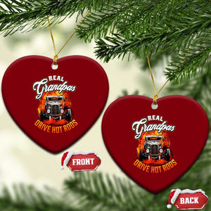 Real Grandpas Drive Hotrods Ceramic Ornament Vintage 1932 Hotrod