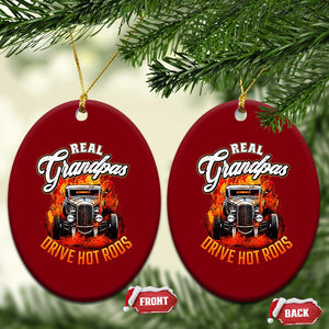 Real Grandpas Drive Hotrods Ceramic Ornament Vintage 1932 Hotrod