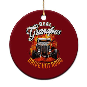 Real Grandpas Drive Hotrods Ceramic Ornament Vintage 1932 Hotrod