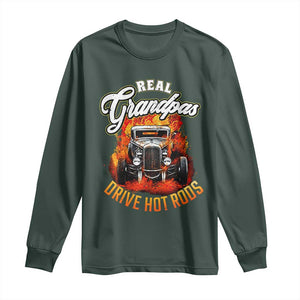 Real Grandpas Drive Hotrods Long Sleeve Shirt Vintage 1932 Hotrod