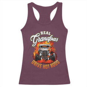 Real Grandpas Drive Hotrods Racerback Tank Top Vintage 1932 Hotrod