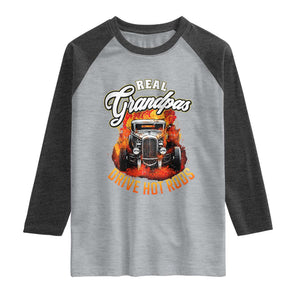 Real Grandpas Drive Hotrods Raglan Shirt Vintage 1932 Hotrod