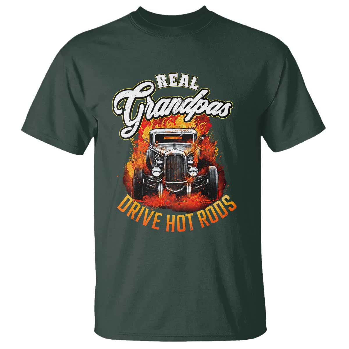 Real Grandpas Drive Hotrods T Shirt Vintage 1932 Hotrod