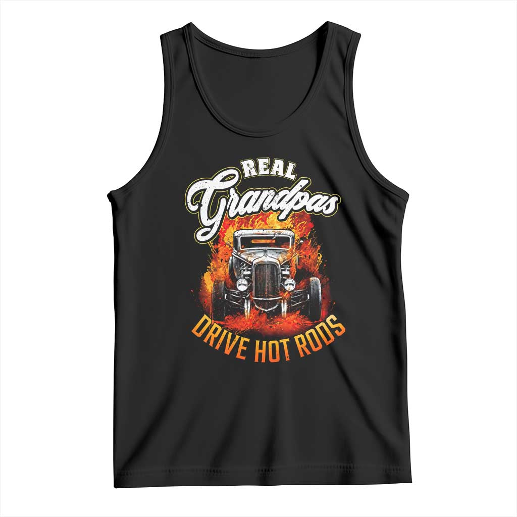 Real Grandpas Drive Hotrods Tank Top Vintage 1932 Hotrod TS14 Black Print Your Wear