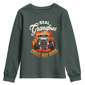Real Grandpas Drive Hotrods Youth Sweatshirt Vintage 1932 Hotrod