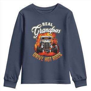 Real Grandpas Drive Hotrods Youth Sweatshirt Vintage 1932 Hotrod