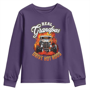 Real Grandpas Drive Hotrods Youth Sweatshirt Vintage 1932 Hotrod