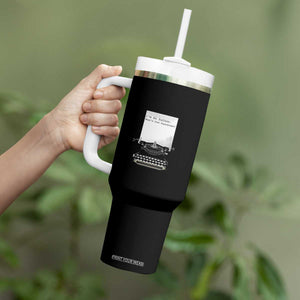 Funny Typewriter Tumbler With Handle I Am An Author What Is Your Superpower TS14 Print Your Wear