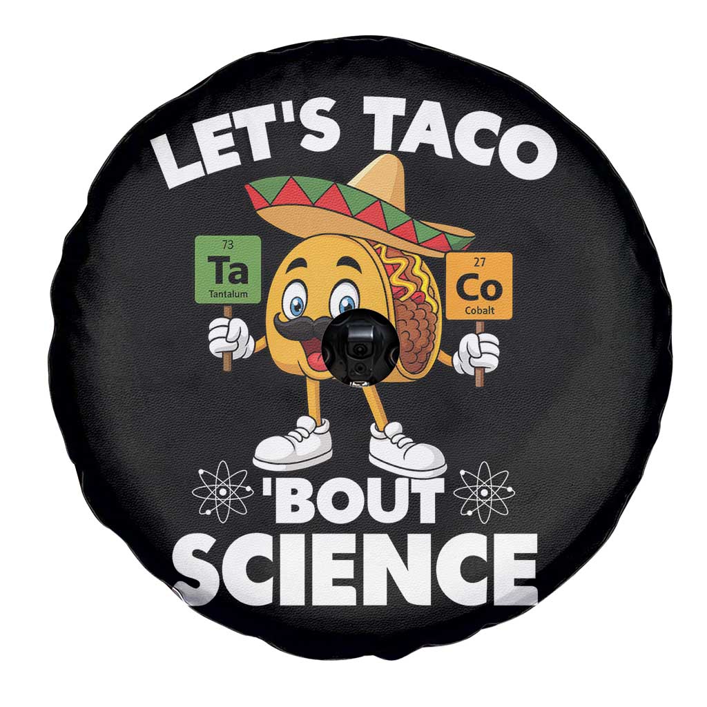 Funny Science Taco Pun Spare Tire Cover Let Is Taco Bout Science TS14 Print Your Wear