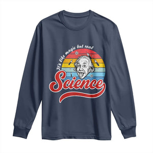 Science It Is Like Magic But Real Long Sleeve Shirt Funny Science Teacher TS14 Navy Print Your Wear