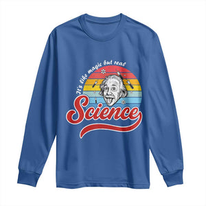 Science It Is Like Magic But Real Long Sleeve Shirt Funny Science Teacher TS14 Royal Blue Print Your Wear