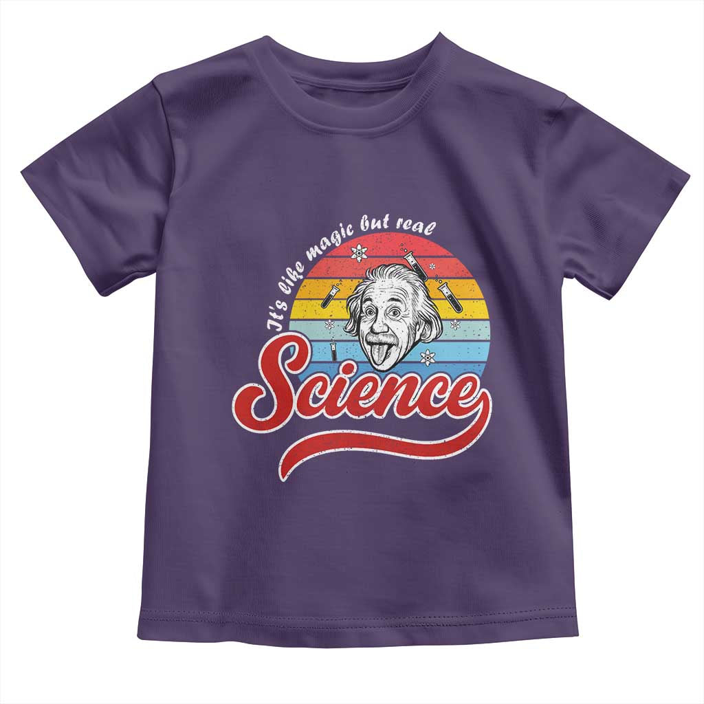 Science It Is Like Magic But Real Toddler T Shirt Funny Science Teacher TS14 Purple Print Your Wear