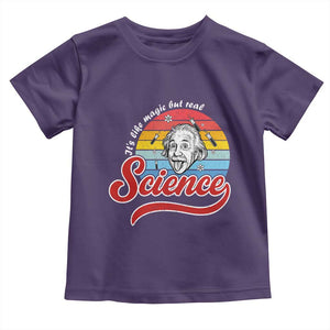 Science It Is Like Magic But Real Toddler T Shirt Funny Science Teacher TS14 Purple Print Your Wear