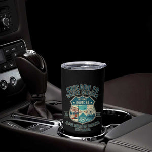 Route Highway 66 Chicago Santa Monica Vintage America Road Trip Tumbler Cup