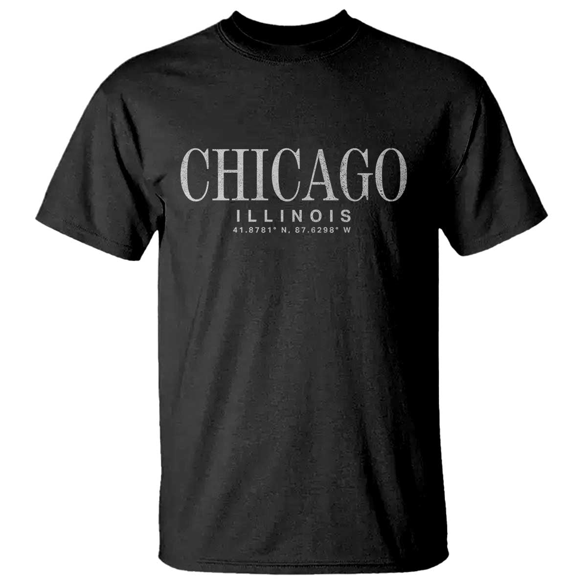 Chicago Illinois IL Est 1837 Vintage Travel Souvenir T Shirt TS14 Black Print Your Wear