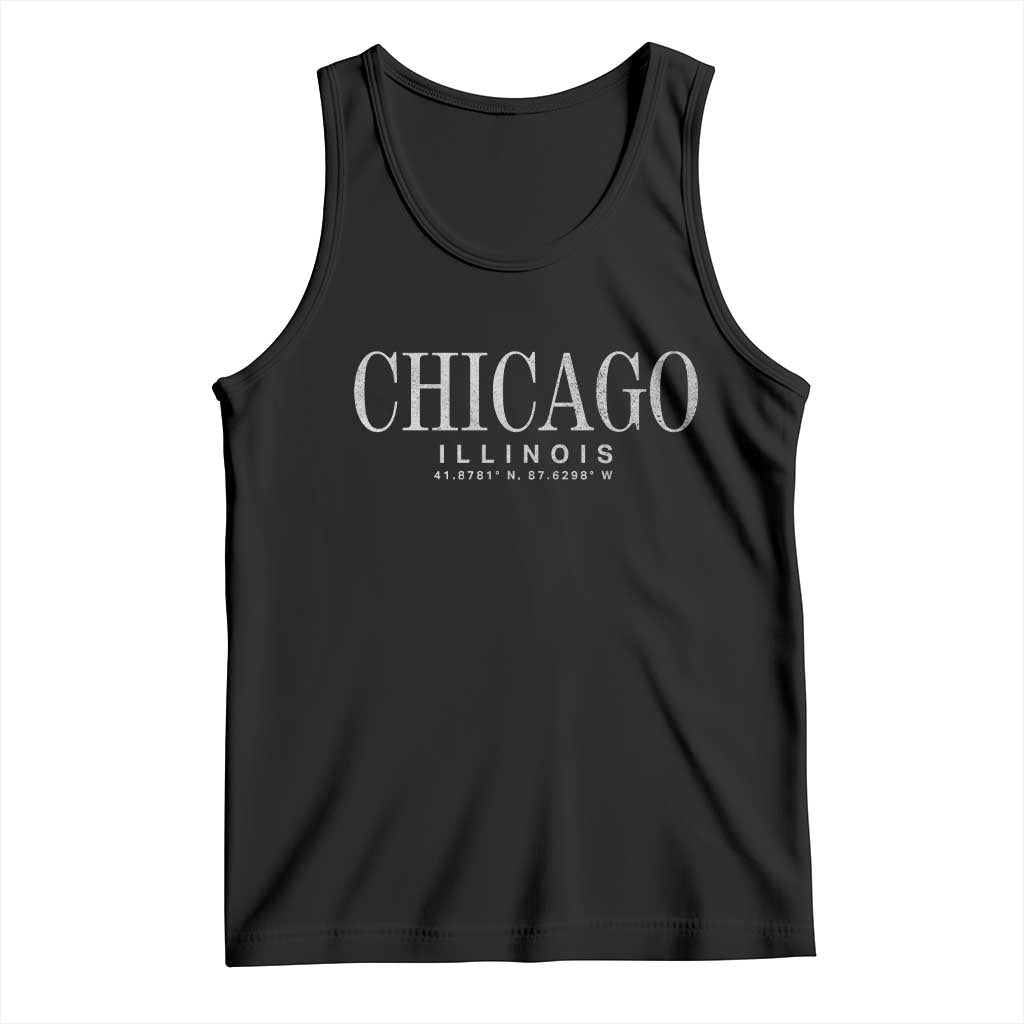 Chicago Illinois IL Est 1837 Vintage Travel Souvenir Tank Top TS14 Black Print Your Wear