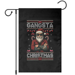 Gangster Santa Claus Hip Hop Rap Christmas Cool Garden Flag TS14 Black Print Your Wear