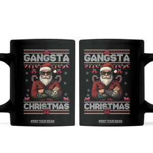 Gangster Santa Claus Hip Hop Rap Christmas Cool Coffee Mug TS14 Black Print Your Wear