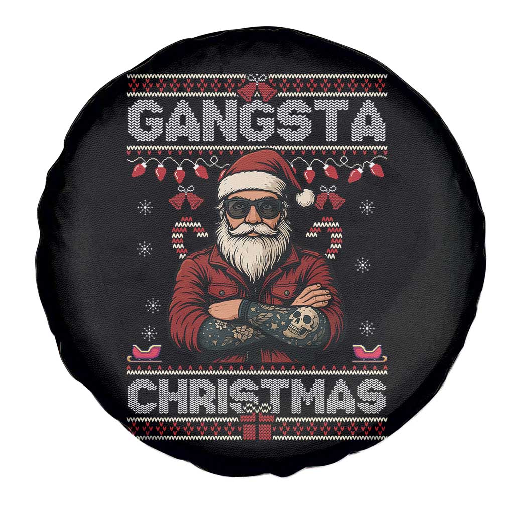 Gangster Santa Claus Hip Hop Rap Christmas Cool Spare Tire Cover TS14 Print Your Wear