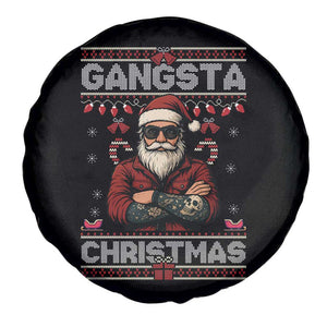 Gangster Santa Claus Hip Hop Rap Christmas Cool Spare Tire Cover TS14 Print Your Wear
