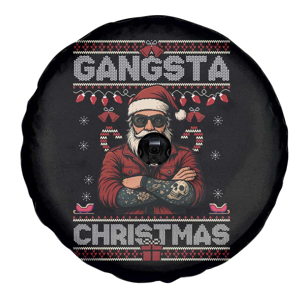 Gangster Santa Claus Hip Hop Rap Christmas Cool Spare Tire Cover TS14 Print Your Wear