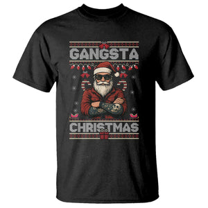 Gangster Santa Claus Hip Hop Rap Christmas Cool T Shirt TS14 Black Print Your Wear