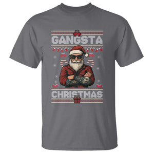 Gangster Santa Claus Hip Hop Rap Christmas Cool T Shirt TS14 Charcoal Print Your Wear