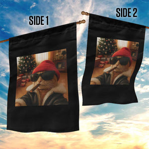 Funny Gangster Cats Christmas Garden Flag Smoking Kitten Meme TS14 Print Your Wear