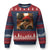 Funny Gangster Cats Xmas Ugly Christmas Sweater Smoking Kitten Meme - Print Your Wear