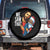 Funny Jesus Santa Meme Spare Tire Cover We Saw That Christmas TS14 No hole Black Print Your Wear