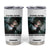 Funny Distressed Doll Face Meme Tumbler Cup It Is Fine I Am Fine Everything Is Fine - Print Your Wear